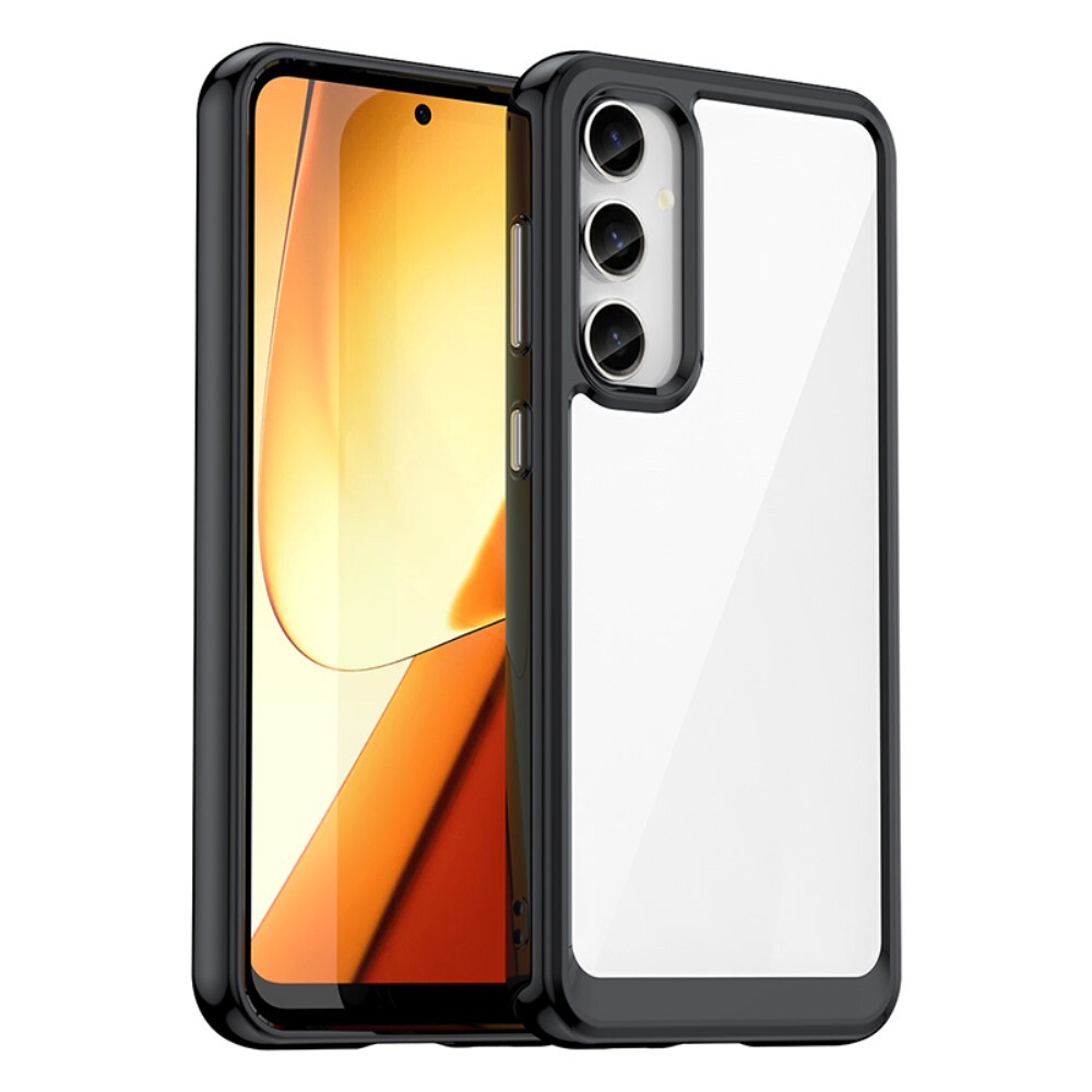 Hibrid tok "Frame Shield" Samsung Galaxy S23 FE készülékekhez - fekete