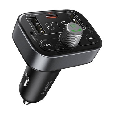 FM transmitter + autós töltő 3 készülékre Baseus "Granduo Pro" 2x USB-A és 1x USB-C 35W FM transmitter + autós töltő 3 készülékre Baseus "Granduo Pro" 2x USB-A és 1x USB-C 35W