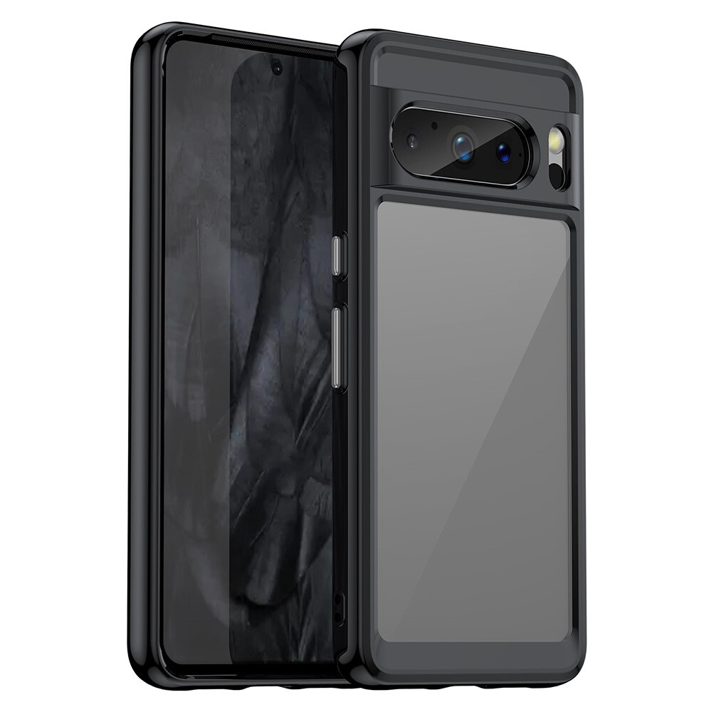 Hibrid tok "Frame Shield" Google Pixel 8 Pro készülékekhez - fekete
