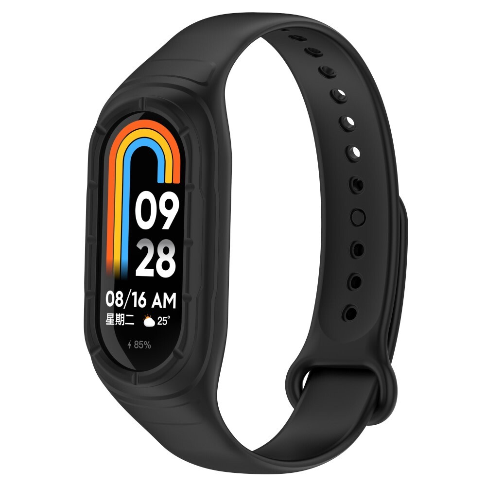 Szilikon óraszíj Xiaomi Smart Band 8 - fekete