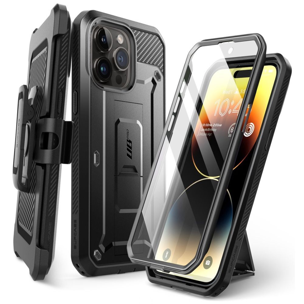 Tok Supcase "Unicorn Beetle Pro" iPhone 15 Pro Max készülékekhez - black