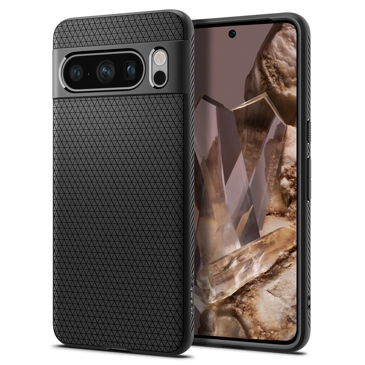 Tok Spigen "Liquid Air" Google Pixel 8 Pro készülékekhez - matte black