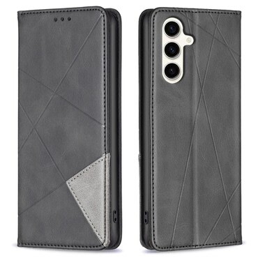 Nyitható tok "Shatter" Samsung Galaxy S23 FE készülékekhez - fekete