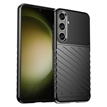 TPU gél tok "Titan X" Samsung Galaxy S24 Plus / S25 Plus készülékekhez - fekete