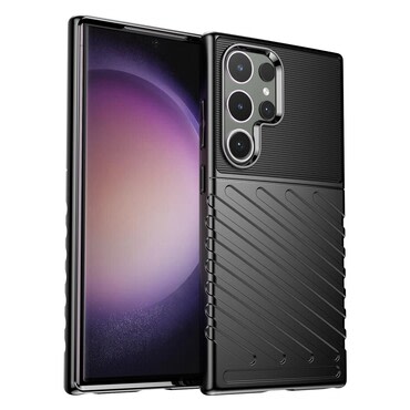 TPU gél tok "Titan X" Samsung Galaxy S24 Ultra készülékekhez - fekete