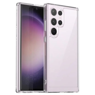 Hibrid tok "Frame Shield" Samsung Galaxy S24 Ultra készülékekhez - átlátszó