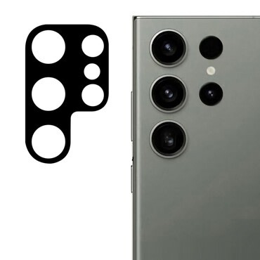 Full body üvegfólia hátsó kamerára Samsung Galaxy S24 Ultra készülékekhez - fekete