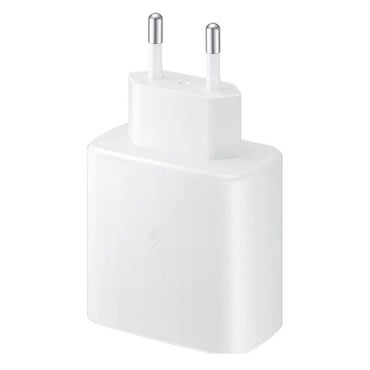 Eredeti Samsung fali töltő adapter USB-C kimenettel EP-TA845EWE 45W - fehér (bulk) Eredeti Samsung fali töltő adapter USB-C kimenettel EP-TA845EWE 45W - fehér (bulk)