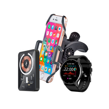 Pedál Pro csomag fiúknak: okosóra, telefontartó és power bank