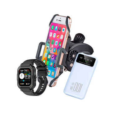 Alpha Rider csomag fiúknak: okosóra, telefontartó és power bank