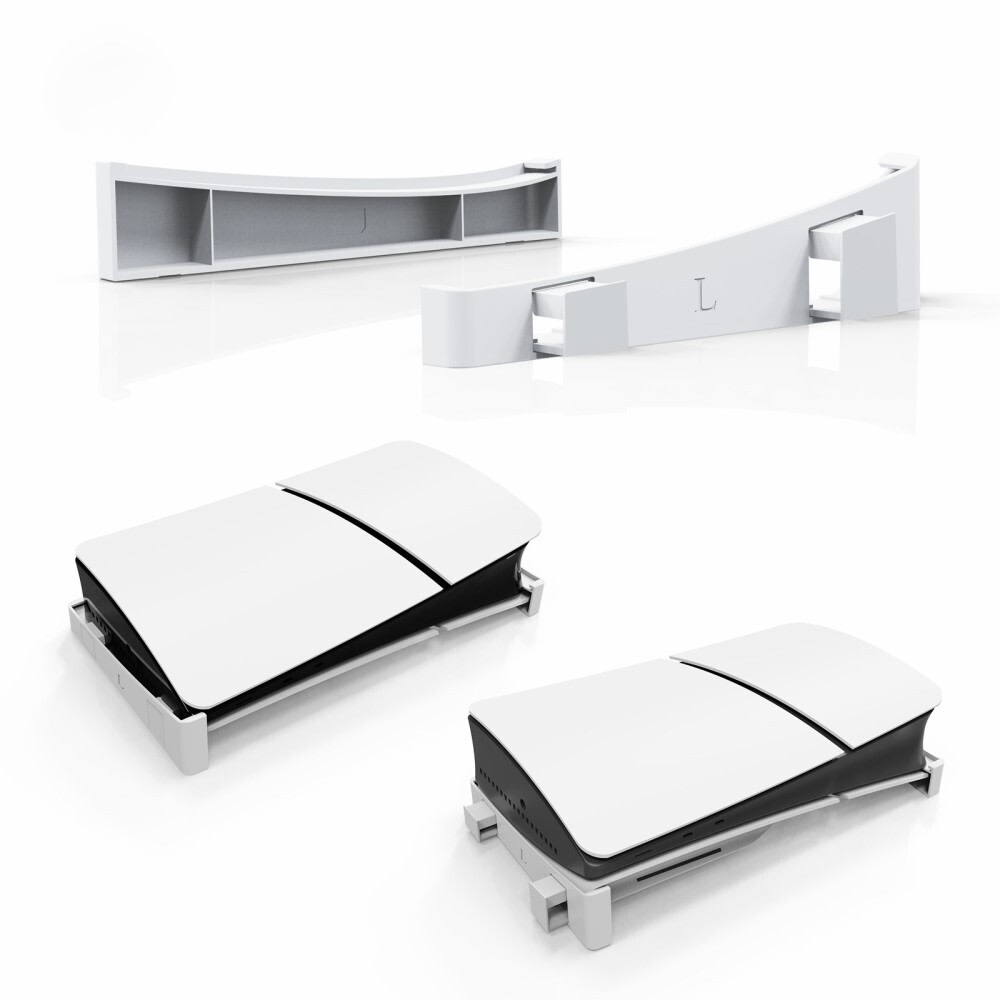 Stílusos és kényelmes állvány „JYS” TPU anyagból a PlayStation 5 Slim (Digital/Disc) számára, amely jobb légáramlást és nagyobb stabilitást biztosít