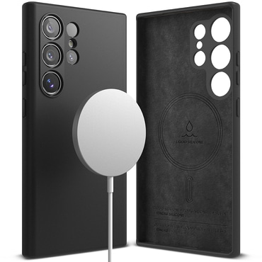Tok Ringke "Silicone Magnetic" Samsung Galaxy S24 Ultra készülékekhez - black