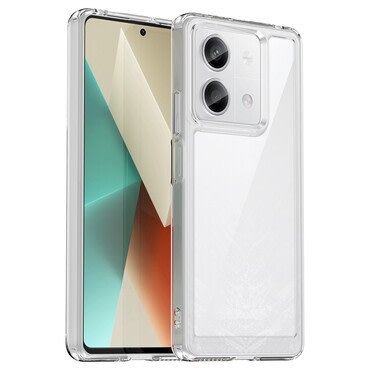 Hibrid tok "Frame Shield" Xiaomi Redmi Note 13 5G készülékekhez - átlátszó
