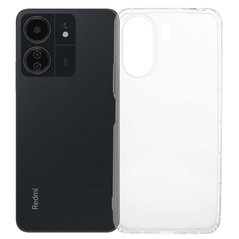 TPU gél tok Xiaomi Redmi 13C 4G / Poco C65 készülékekhez - átlátszó