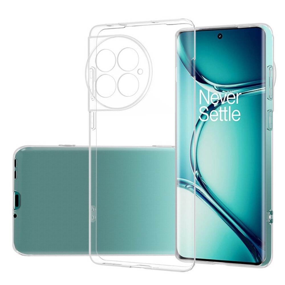 TPU gél tok OnePlus 12 készülékekhez - átlátszó
