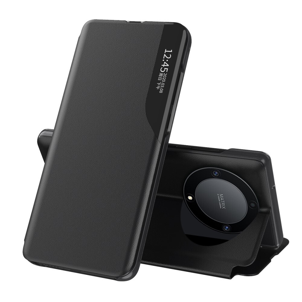 Nyitható tok "Edge View" Honor Magic6 Lite készülékekhez - fekete