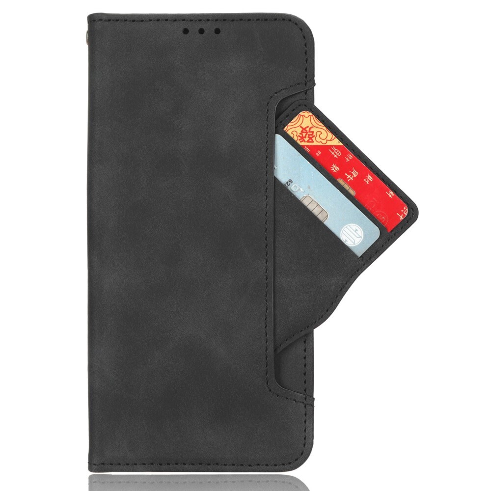 Nyitható tok "Front Pocket" Honor Magic6 Lite készülékekhez - fekete