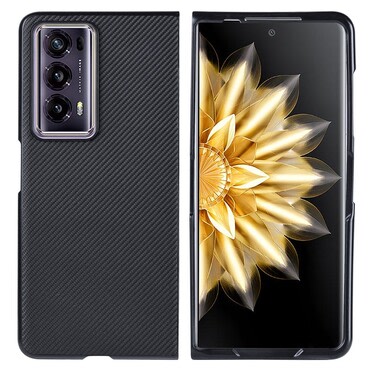 Kemény tok "Carbon" Honor Magic V2 készülékekhez - fekete