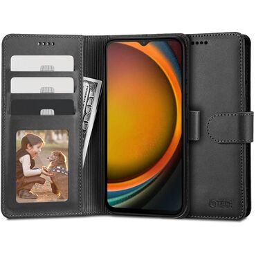 Nyitható tok Tech-Protect "Wallet" műbőrből Galaxy Xcover 7 készülékekhez - black