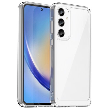 Hibrid tok "Frame Shield" Samsung Galaxy A35 készülékekhez - átlátszó