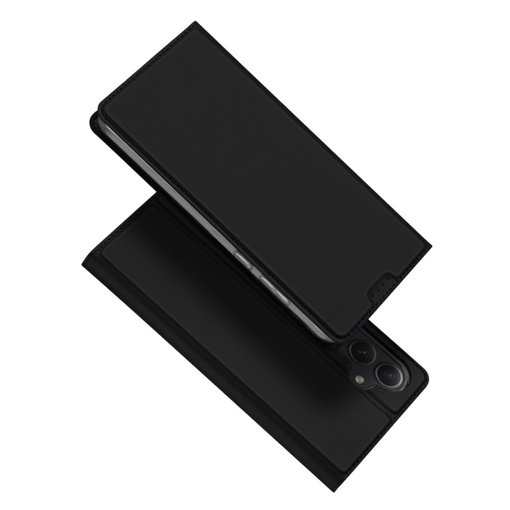 Nyitható tok "Skin" Samsung Galaxy A35 készülékekhez - fekete