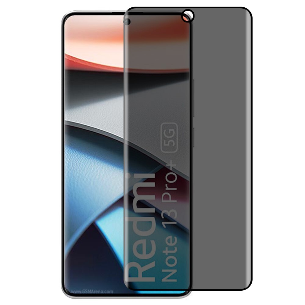 0.3 mm üvegfólia "Anti Peep" Xiaomi Redmi Note 13 Pro Plus 5G készülékekhez