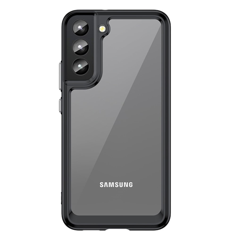 Hibrid tok "Frame Shield" Samsung Galaxy S22 Plus készülékekhez - fekete