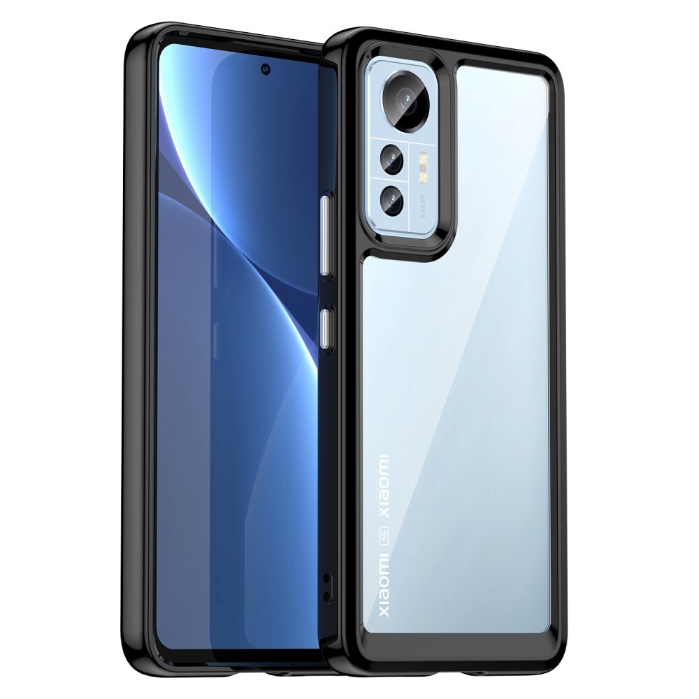 Hibrid tok "Frame Shield" Xiaomi 12 Lite készülékekhez - fekete