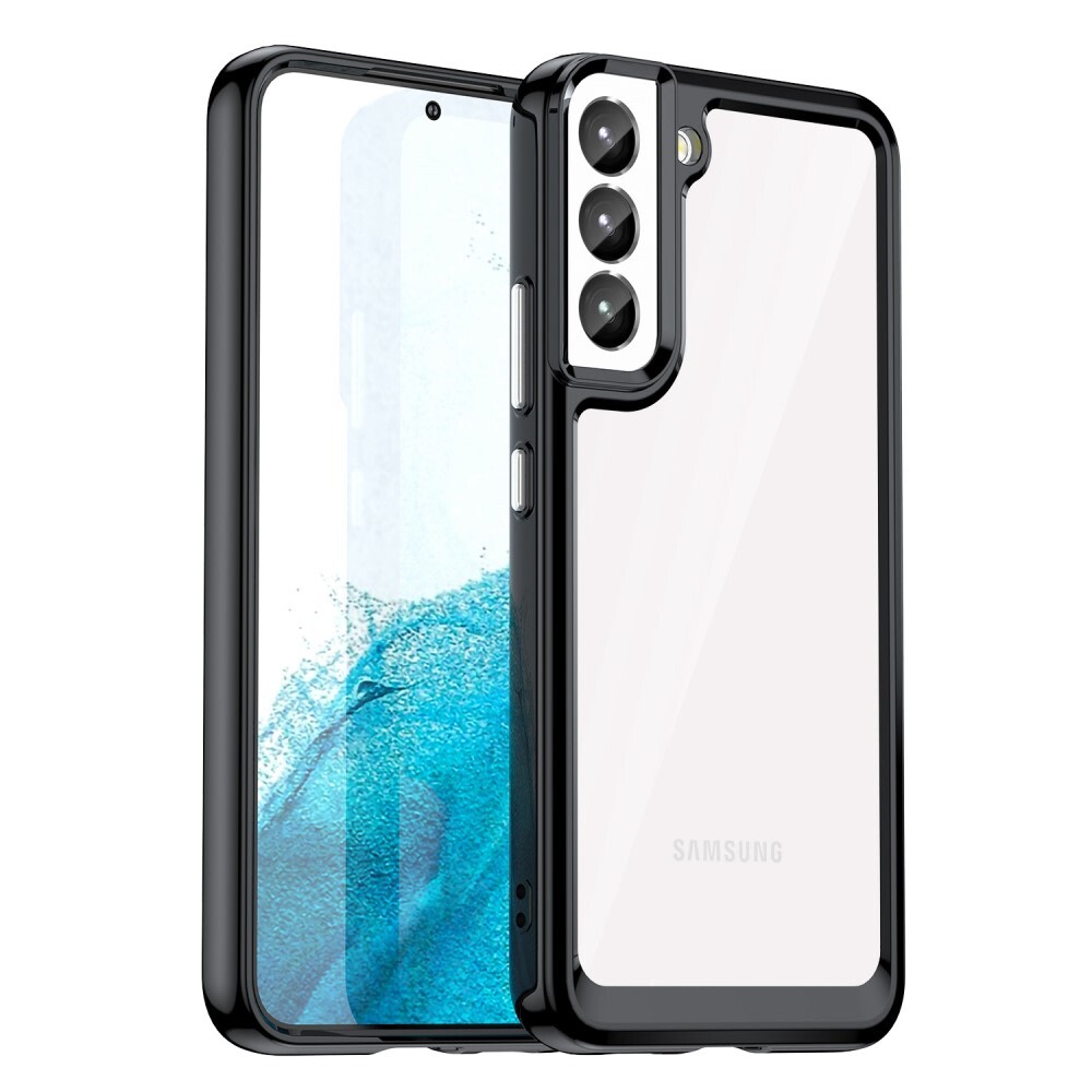Hibrid tok "Frame Shield" Samsung Galaxy S23 Plus készülékekhez - fekete