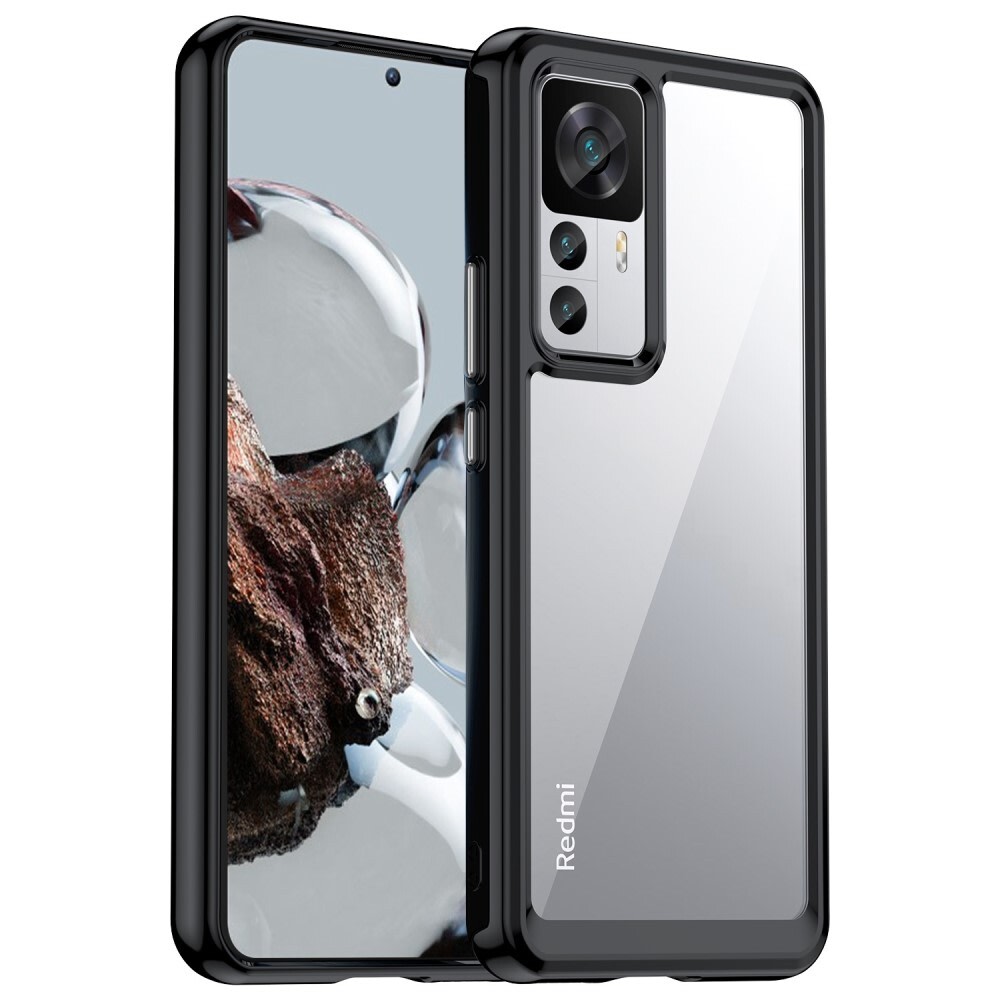 Hibrid tok "Frame Shield" Xiaomi 12T / 12T Pro készülékekhez - fekete