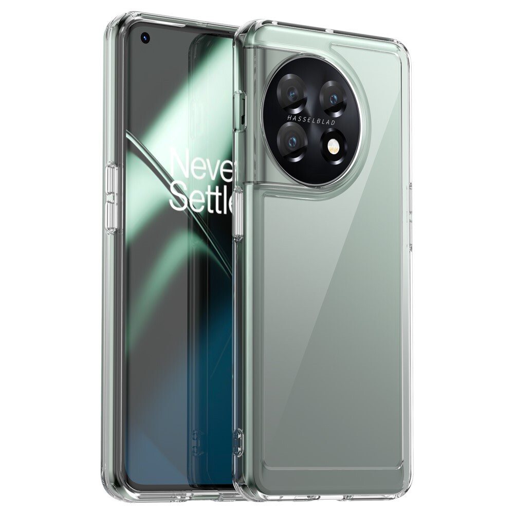 Hibrid tok "Frame Shield" OnePlus 11 5G készülékekhez - átlátszó