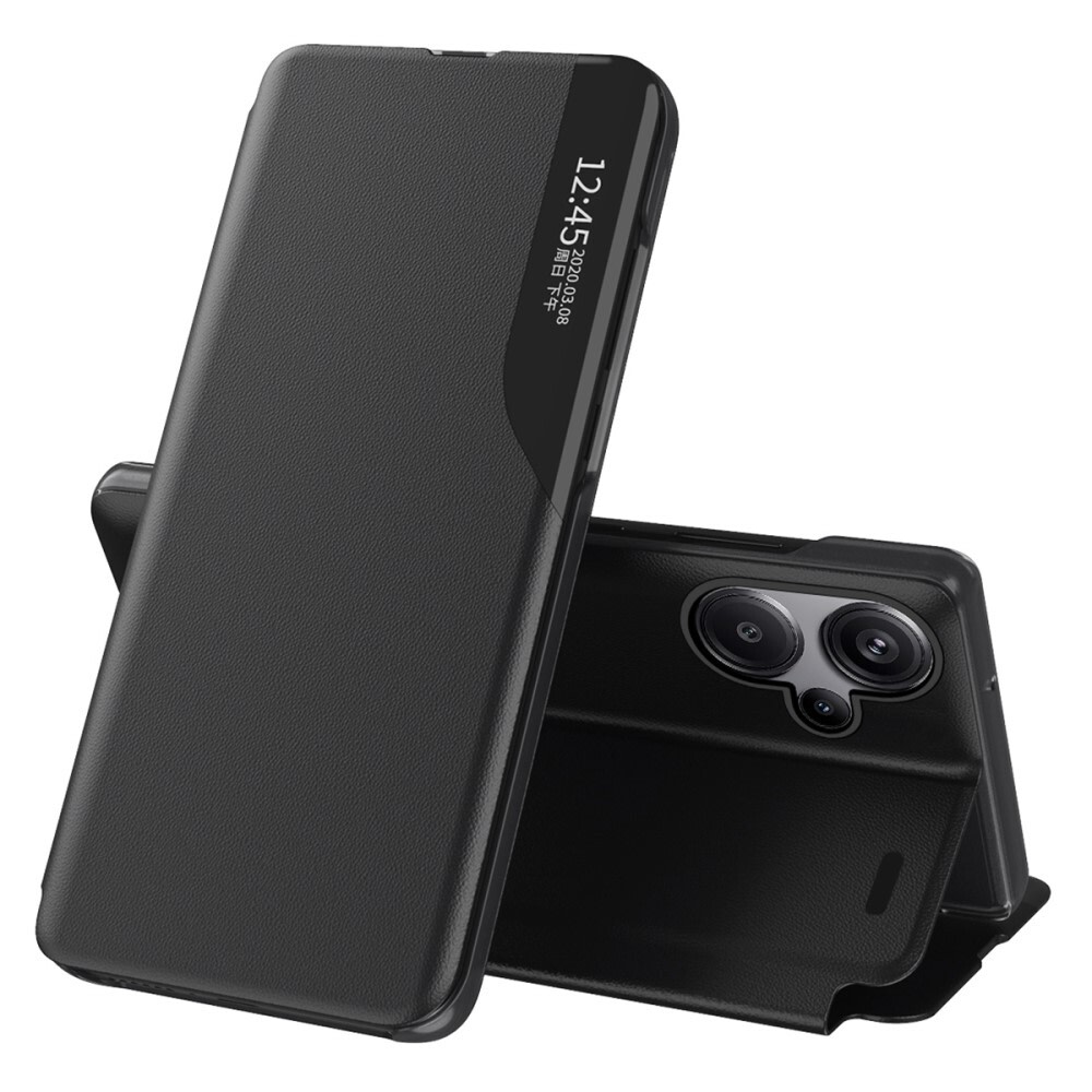 Nyitható tok "Edge View" Xiaomi Redmi Note 13 Pro Plus 5G készülékekhez - fekete