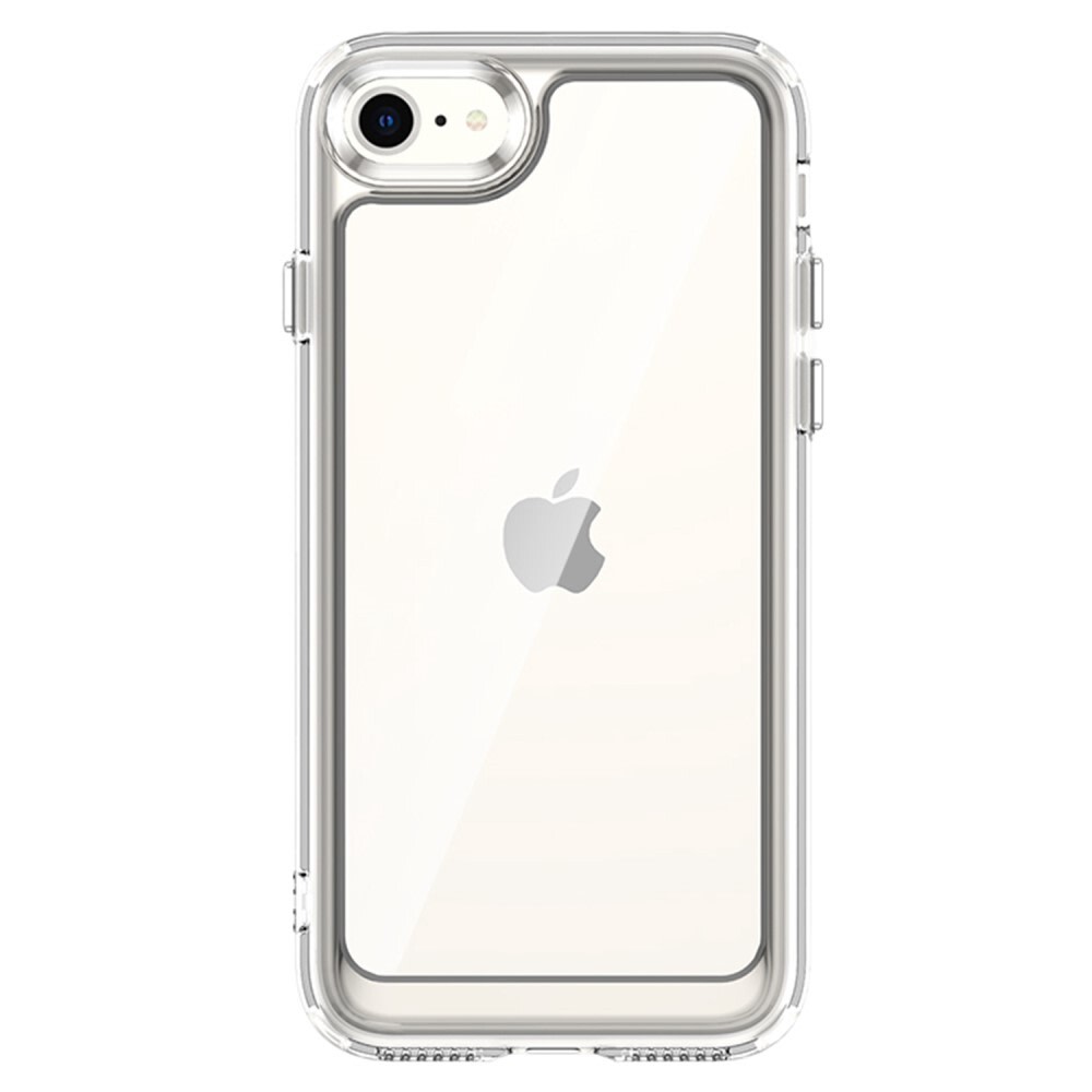 Hibrid tok "Frame Shield" iPhone SE 2022 / iPhone SE 2020 / iPhone 8 / iPhone 7 készülékekhez - átlátszó