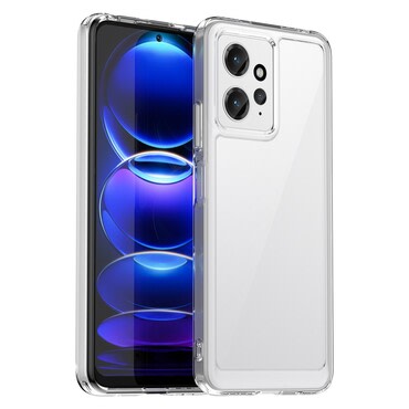 Hibrid tok "Frame Shield" Xiaomi Redmi Note 12 4G készülékekhez - átlátszó