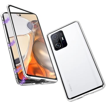 Mágneses Full-body tok "Stronghold" Xiaomi Redmi Note 13 Pro 5G / Poco X6 készülékekhez - ezüst