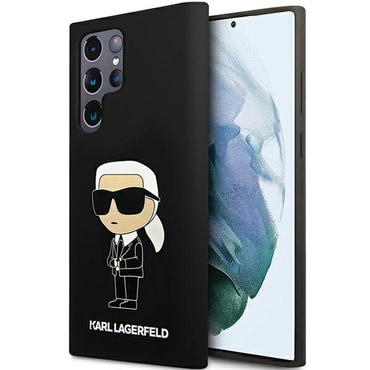 Eredeti tok Karl Lagerfeld "NFT Ikonik" Samsung Galaxy S24 Ultra készülékekhez - black