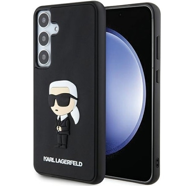 Eredeti tok Karl Lagerfeld "NFT Ikonik" Samsung Galaxy S24 Plus készülékekhez - black