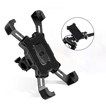 Stabil telefontartó kerékpárra, motorra vagy rollerre InstaLock - metal black Stabil telefontartó kerékpárra, motorra vagy rollerre InstaLock - metal black