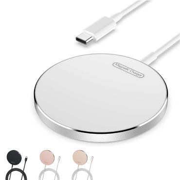 Mágneses töltőállomás MagEase 15W gyorstöltéssel minden MagSafe vagy QI technológiás készülékre Mágneses töltőállomás MagEase 15W gyorstöltéssel minden MagSafe vagy QI technológiás készülékre