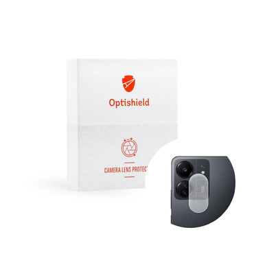 Optishield Pro csúcsminőségű üvegfólia hátsó kamerára Xiaomi Redmi 13C 4G / Poco C65 készülékekhez