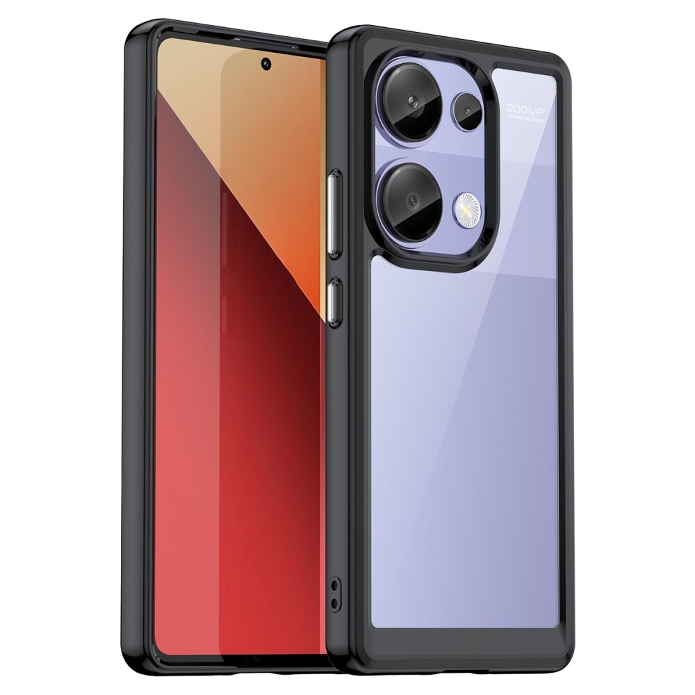 Hibrid tok "Frame Shield" Xiaomi Redmi Note 13 Pro 4G / Poco M6 Pro készülékekhez - fekete