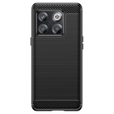 TPU gél tok "Brushed Carbon" OnePlus 10T készülékekhez - fekete