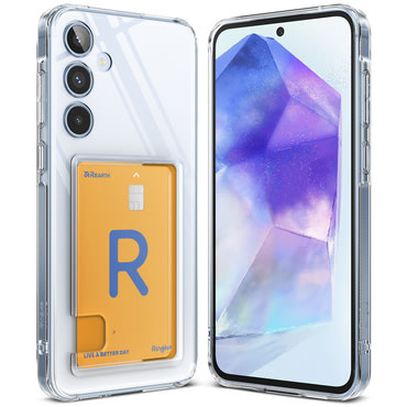 Tok Ringke "Fusion Card" Samsung Galaxy A55 készülékekhez - clear