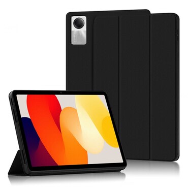 Rendkívül vékony nyitható tok "Fold" Xiaomi Redmi Pad SE készülékekhez - fekete