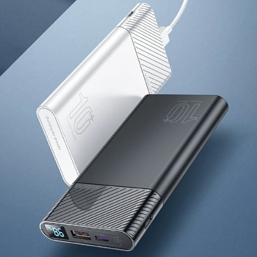 Power bank TurboCharge 18W LED kijelzővel, gyors töltéssel, USB-C és USB-A kimenettel - 10000 mAh Power bank TurboCharge 18W LED kijelzővel, gyors töltéssel, USB-C és USB-A kimenettel - 10000 mAh