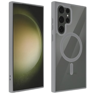 Hibrid tok "PastelMag" MagSafe mágnessel Samsung Galaxy S22 Ultra készülékekhez - titanium gray
