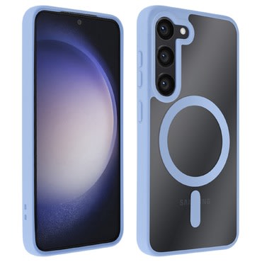 Hibrid tok "PastelMag" MagSafe mágnessel Samsung Galaxy S23 készülékekhez - sky blue