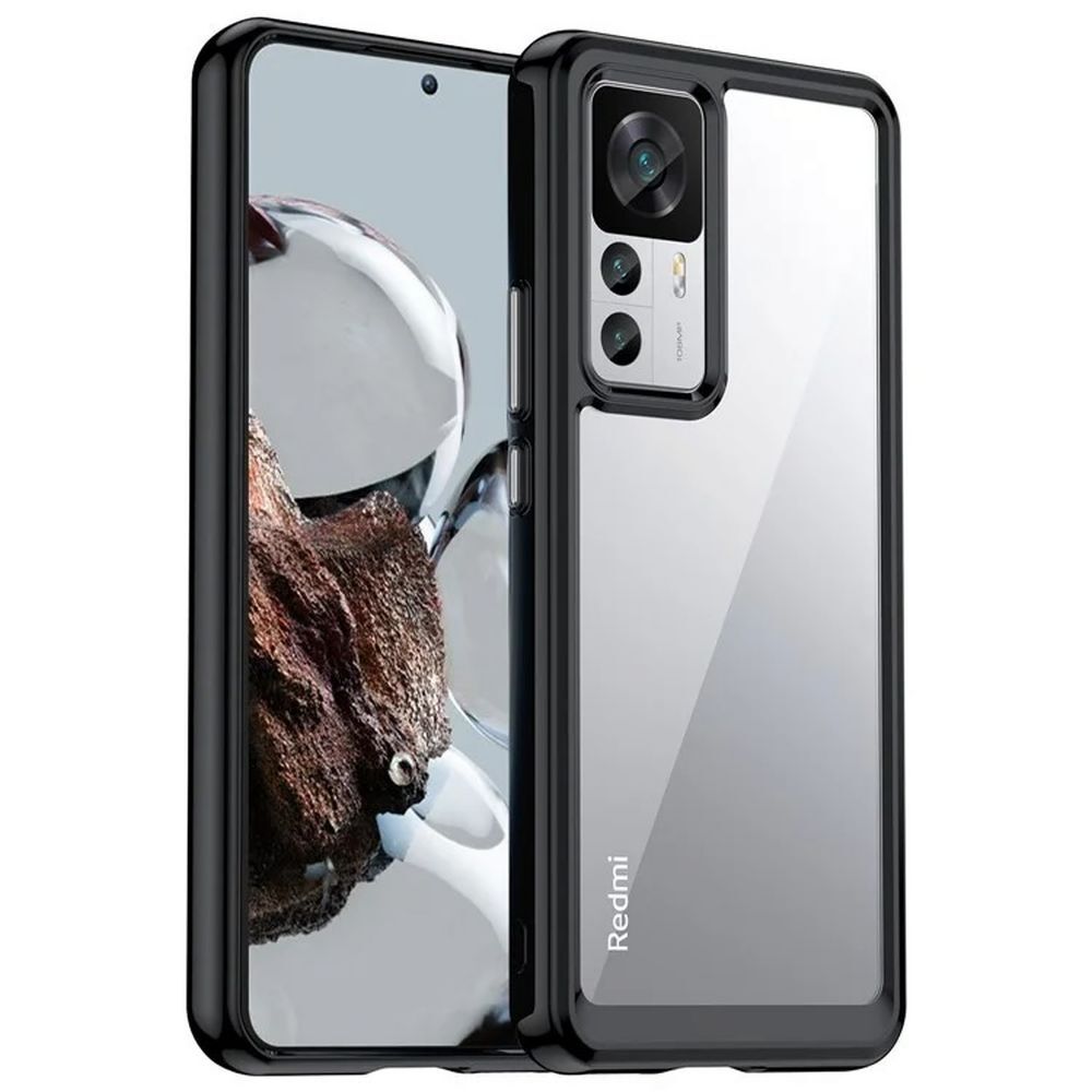 Hibrid tok "Frame Shield" Xiaomi 13T / 13T Pro készülékekhez - fekete