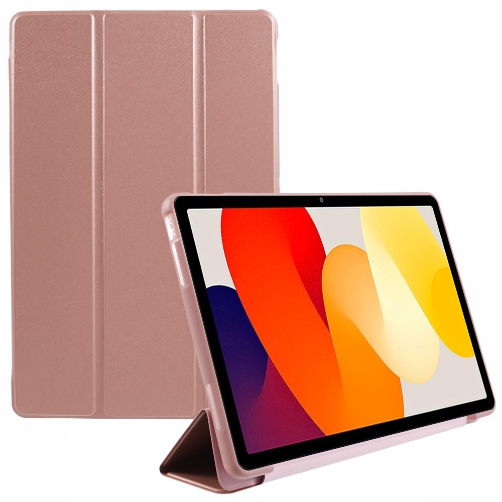 Nyitható tok "Fold" Xiaomi Redmi Pad SE készülékekhez - rose gold
