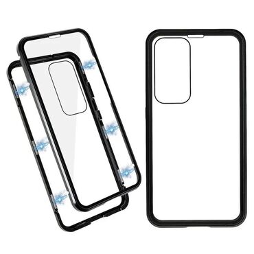 Mágneses Full-body tok "Stronghold" Samsung Galaxy S23 FE készülékekhez - fekete